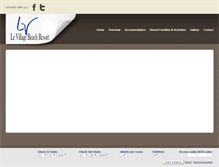 Tablet Screenshot of levillagebeachresort.com
